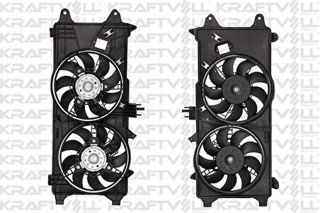 Kraftvoll 08120043 Fan Motoru Davlumbazlı Doblo Çift Motorlu Klimalı 1.3 1.9JTD 05- 351320