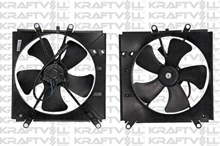 Kraftvoll 08120062 Radyatör Fanı Komple Toyota Corolla 1.3 1.6 1992-1997 (AE101 Kasa) 1671115271