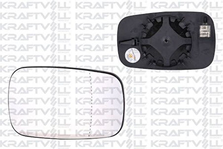 Kraftvoll 09080118 Dış Dikiz Ayna Camı Elektrikli Isıtmalı Asferik Camlı Sağ-Sol Clio III -Megane II-Scenic II 7701054752