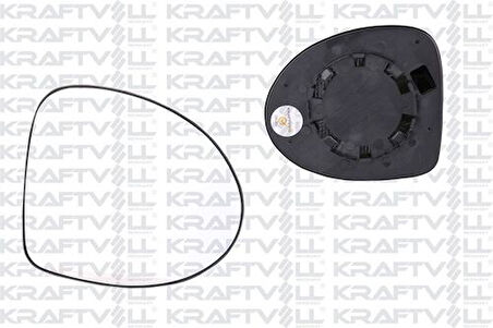 Kraftvoll 09080123 Dış Dikiz Ayna Camı Mekanik Convex Camlı Sağ Clio Symbol 08-12 