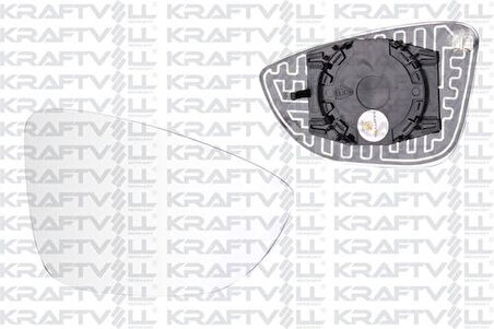Kraftvoll 09080172 Dış Dikiz Ayna Camı Elektrikli Isıtmalı Sağ Convex Camlı Passat (10-) 3C8857522