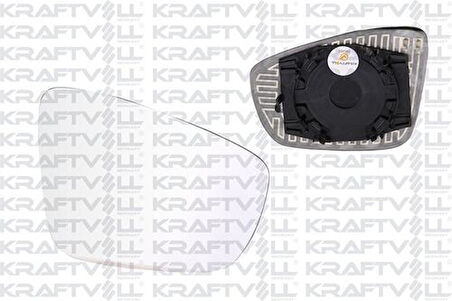Kraftvoll 09080174 Dış Dikiz Ayna Camı Elektrikli Isıtmalı Sağ Convex Camlı Polo (11-) 6R0857522