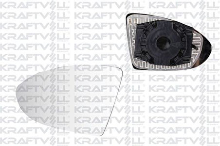 Kraftvoll 09080183 Dış Dikiz Ayna Camı Isıtmalı Asferik Sol Golf VII 13- 5G0857521
