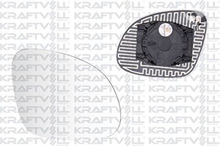 Kraftvoll 09080192 Dış Dikiz Ayna Camı Sağ Elektrikli Isıtmalı Konvekslı Tiguan 07-Sharan 10- 5N0857522