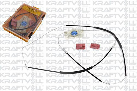 Kraftvoll 09120093 Cam Mekanizmasının Önarım Seti Sağ Ön Sarmalı Kutulu A6 04-10 4F0837462A