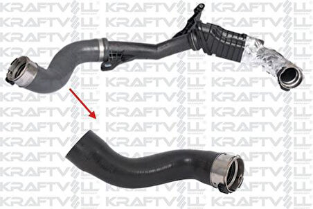 Kraftvoll 10030978 Turbo Hortumu Büyük Plastik Parça Hariç Renault Clio IV 1.5 DCI 09- 144609034R