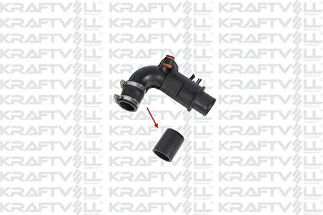 Kraftvoll 10034704 Turbo Borusu Hortumu 3 Kat Polyester Kullanılmıstır 35Mm 5 Cm Renault Megane II Clıo II Kangoo