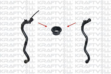 Kraftvoll 10060363 Turbo Borusu Contası Ok Ile Gosterılen Conta Renault Megane II 1.5 Dcı Renault Scenıc II 1.5Dcı