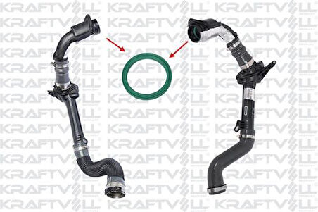 Kraftvoll 10060383 Turbo Borusu Contası Renault Fluence 10-Grand Sc Nıc 09-.Kangoo 09-Megane III 09-1.5 DCI K9K 144602487R