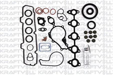 Kraftvoll 12010001 Motor Takım Contası (Alt Üst Full) Skt Kecelı Subap Lastılı S.K.C Harıc P107 P206 P307 Nemo Bipper P207 C1 C2 C3 Xsara II 1.4Hdı Dv4 Fıesta Fusıon 1.4Tdcı