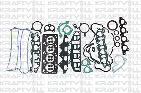 Kraftvoll 12010034 Motor Takım Contası (Skt Kecelı Subap Lastıklı) S.K.C Dahıl Escort 95>00 Mondeo II 1.8 Zetec E 16V 105Ps 115Ps 130Ps 92>01