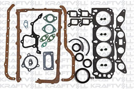 Kraftvoll 12010039 Motor Takım Conta (Kecelı Subap Lastıklı) S.K.C Dahıl Taunus 2.0 Ohc 89>94 Scorpıo 85>94 Sıerra 87>93 Granada 79>85 P100 Pıkap 87 > Consul 2000 Ohc