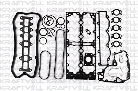 Kraftvoll 12010047 Motor Takım Contası (Alt Ust) Keçesiz Subap Lastıksız S.K.C Harıc Sıvı Contalı Ducato 01> Iveco Daıly 01> 2.3Jtd Karsan Jest J10 2.3Jtd 06>