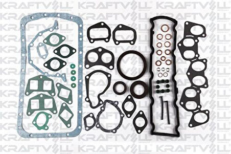 Kraftvoll 12010054 Motor Takım Contası (Alt Üst Full) Gacu Kecelı S.K.C Harıc Partner Berlıngo Boxer Expertjumpy Xud9 (1.9 Duz) (< 00) Expert Jumpy Scudo P405 Xantıa P406 Xud9Te (1.9 Turbo)C15 Bzp205 Xud7 (Sıvı Contalı)