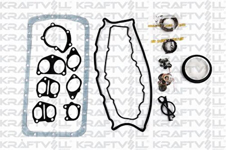 Kraftvoll 12010057 Motor Takım Contası (Alt Üst Full) S.K.C Harıc Skt Kecelı Subap Lastıklı Partner Berlıngo P306 Expert Jumpy (00 08) Dw8 (1.9 Duz)