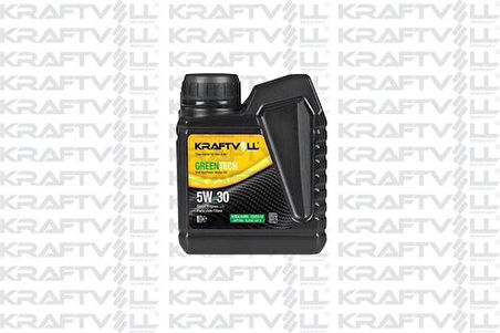 Kraftvoll 17012011 Motor Yağı Dizel Dpf Dizel Partikül Filtre Greentech 5W30 Tam Sentetık Acea C3 Sn 1 Lt 