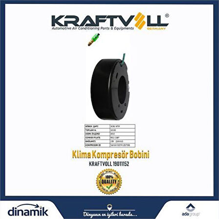 Kraftvoll 19011152 Klıma Kompresor Bobini Sanden-7H15- (709)24V Iveco