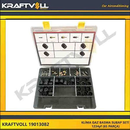 Kraftvoll 19013082 Klima Gaz Basma Subap Seti 1234Yf (65 Parça) 