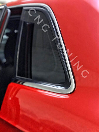Audi A3 Hb Krom Cam Çıtası Çerçevesi 2013-2020