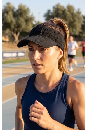 KADIN TRİKO ESNEK TENİS,GOLF,KOŞU SPOR VİZÖR ŞAPKA-SİPERLİK