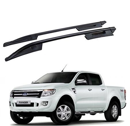 Ford Ranger (2007-2020) Port Bagaj (Tavan Çıtası) Falcon Siyah