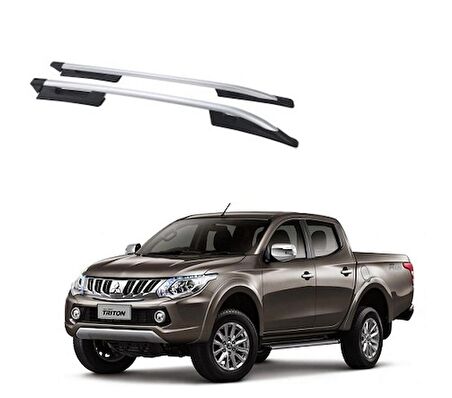 Mitsubishi L 200 (2008-2019) Port Bagaj (Tavan Çıtası) Falcon Gri