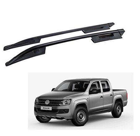 Volkswagen Amarok Port Bagaj (Tavan Çıtası) Falcon Siyah