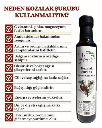 Servi Kozalak Şurubu 250 ml