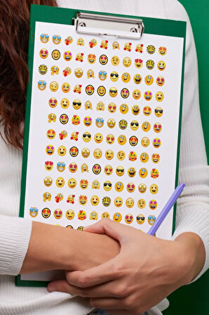 Öğretmen Sticker Motivasyon Emoji Etiket 154 Adet