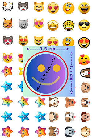 Öğretmen Sticker Emoji Dünyası Sevimli Takdirler 316 Adet