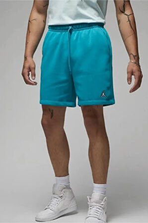 Jordan Brooklyn Fleece Erkek Jumpman Logolu Turkuaz Şort