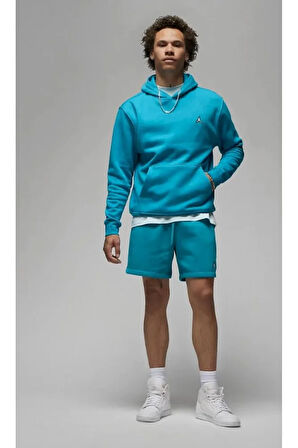 Jordan Brooklyn Fleece Erkek Jumpman Logolu Turkuaz Şort