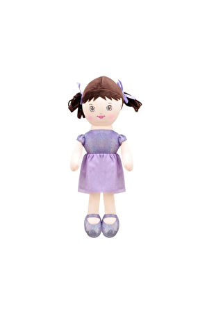 Peluş Işıl Bebek Oyuncak 30 Cm Lila 1734