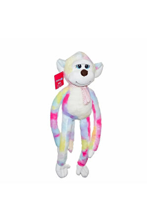 Sevimli Maymun Peluş Oyuncak Ebruli Salaş 55 cm