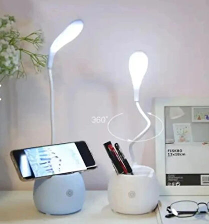Leyloş Dokunmatik Usb Şarjlı Masa Lambası