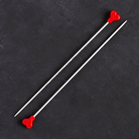 Addi Kalpli 2,5mm 20cm Klasik Alüminyum Örgü Şişi