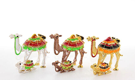 Leyloş Swarovski Yavrulu Deve Model 4