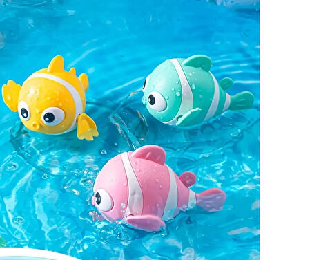 Leyloş Kurmalı Balık Bebek Banyo Oyuncağı