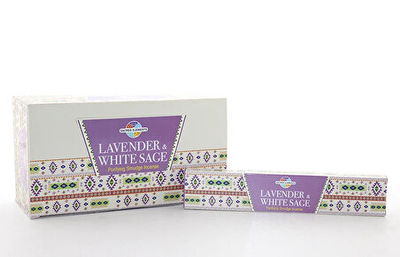 Leyloş Hem Sacred Elements Lavender White Sage Masala Aromalı Çubuk Tütsü