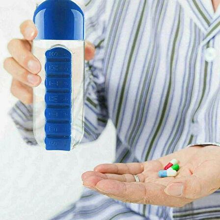 Leyloş Pillbox Su Matarası