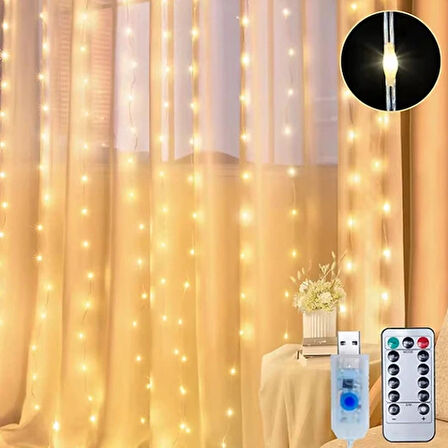 Leyloş 3x3 Kumandalı Perde Led