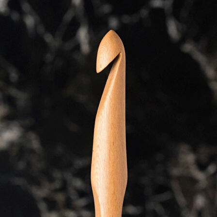 La Mia Whitewood 8 Mm 15.5 Cm Ahşap Yün Tığ