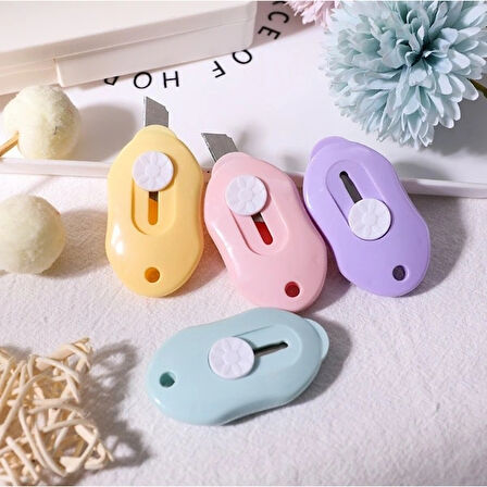 Leyloş Mini Maket Bıçağı - Karışık Sevimli Tasarımlar