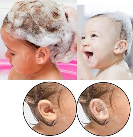 Leyloş Bebek Banyo Kulak Koruyucu Bant 10 Adet