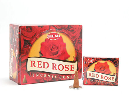 Leyloş Red Rose Aromalı Konik Tütsü