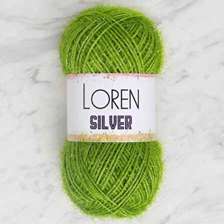 Loren Silver Yeşil El Örgü İpi - Rs0047 - 34099