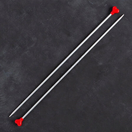 Addi Kalpli 4mm 35cm Klasik Alüminyum Örgü Şişi -