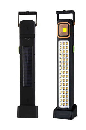 Buffer® 5 Fonksiyonlu Güneş Enerjisi İle Şarj Olabilen 48 Ledli Işıldak,aydınlatma Pr-3838