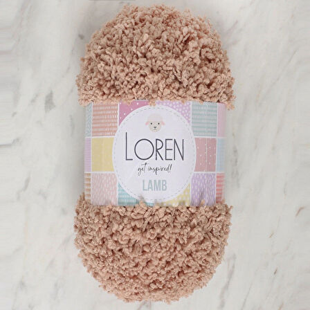 Loren Lamb Bej El Örgü İpi - R083 - 34421