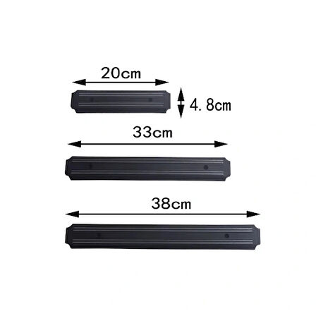 Leyloş Mıknatıslı Bıçak Askısı 38 Cm.